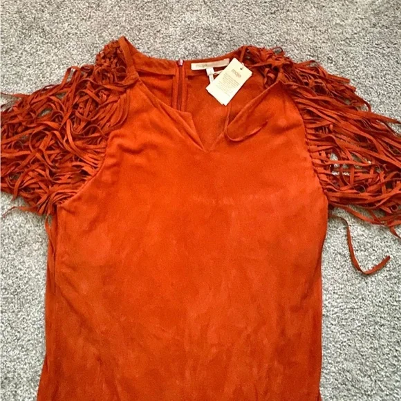 Maje Robe Cuir Manches dress - Picture 2 of 7